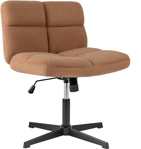 FDS Draaistoel Bureaustoel Hoogte Verstelbaar Modern Bruin - FDS - €98,99