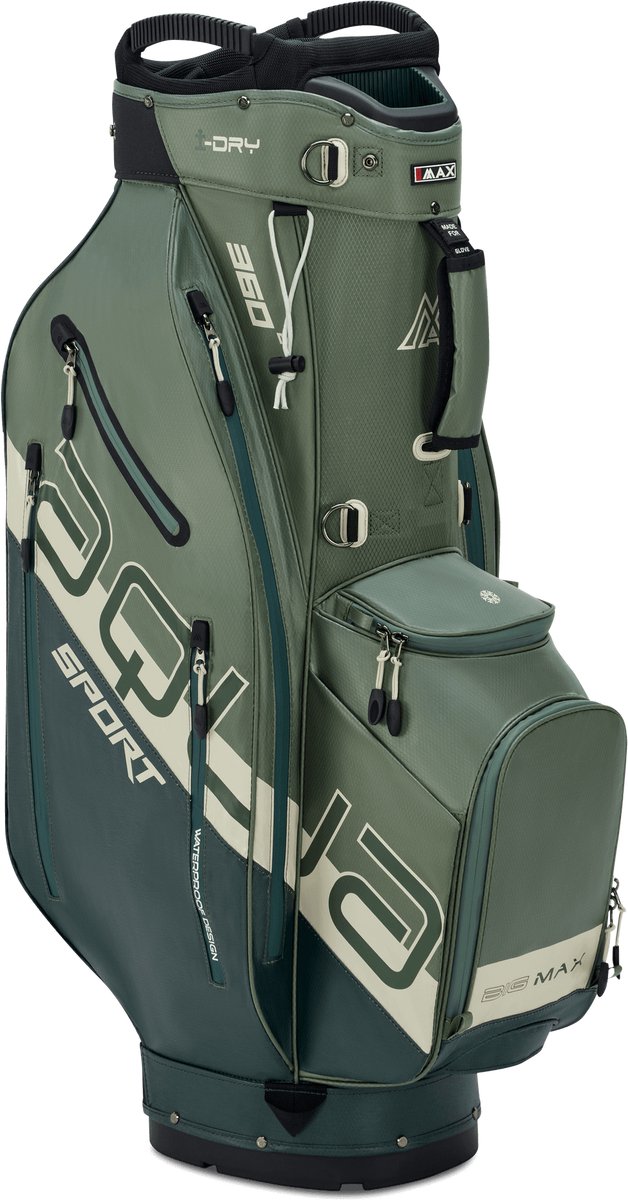 BIG MAX AQUA Sport 360² Golftas - 100% Waterdicht - 14-Way Divider met XL Puttervak - 11 Vakken - 3 kg van Merkloos — afbeelding 4