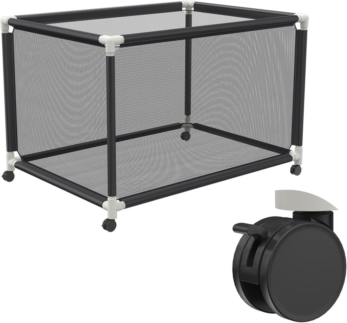 ACXIN Zwembad Opbergdoos – S – 122x78x88cm – Netstof Rolorganizer – Voor Noodles, Speelgoed, Drijvers & Ballen