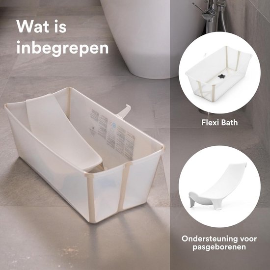 Baby badje met Standaard - Babybad Set Compleet - Voor Jongens en Meisjes - Babybadset — afbeelding 4