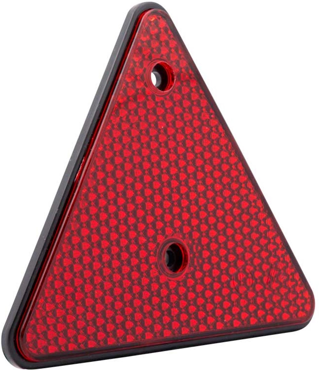 Driehoeksreflector rood - 152 x 11 mm