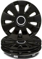 Wieldoppen 13 inch Aura Black zwart - set 4 stuks