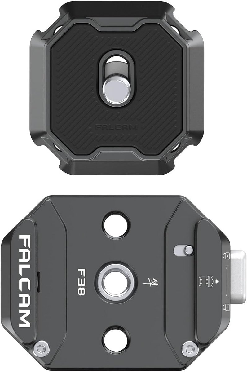 Snel Wissel Systeem - Camera Bevestiging - Vlug Camera Wisselen - Dubbele Beveiliging - Compact Formaat - Zwart