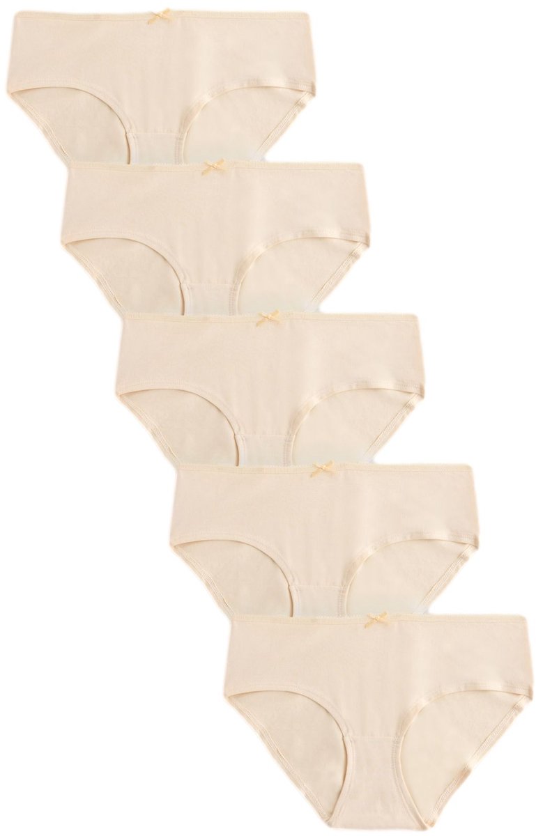 Next - Dames - Set van 5 slips met hoog katoengehalte - Huidkleur
