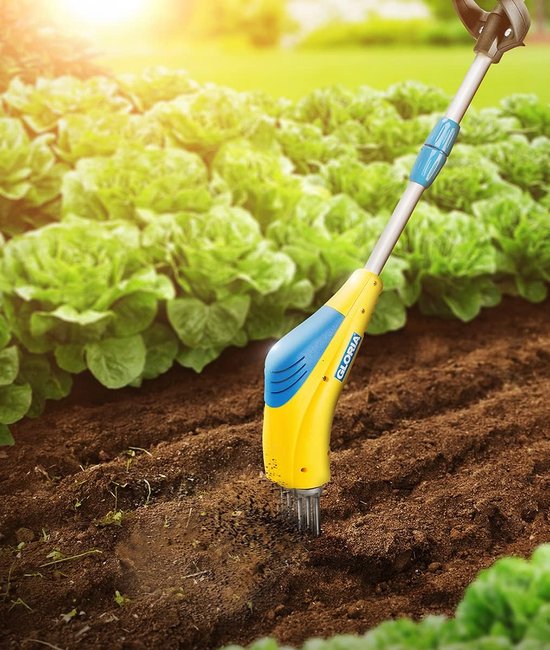 Elektrische Bodemkruimelaar - Tuinhak Cultivator - Bodem Losmaken - 8 Cm Werkdiepte - 77 x 22 x 19 cm van Merkloos	 — afbeelding 2
