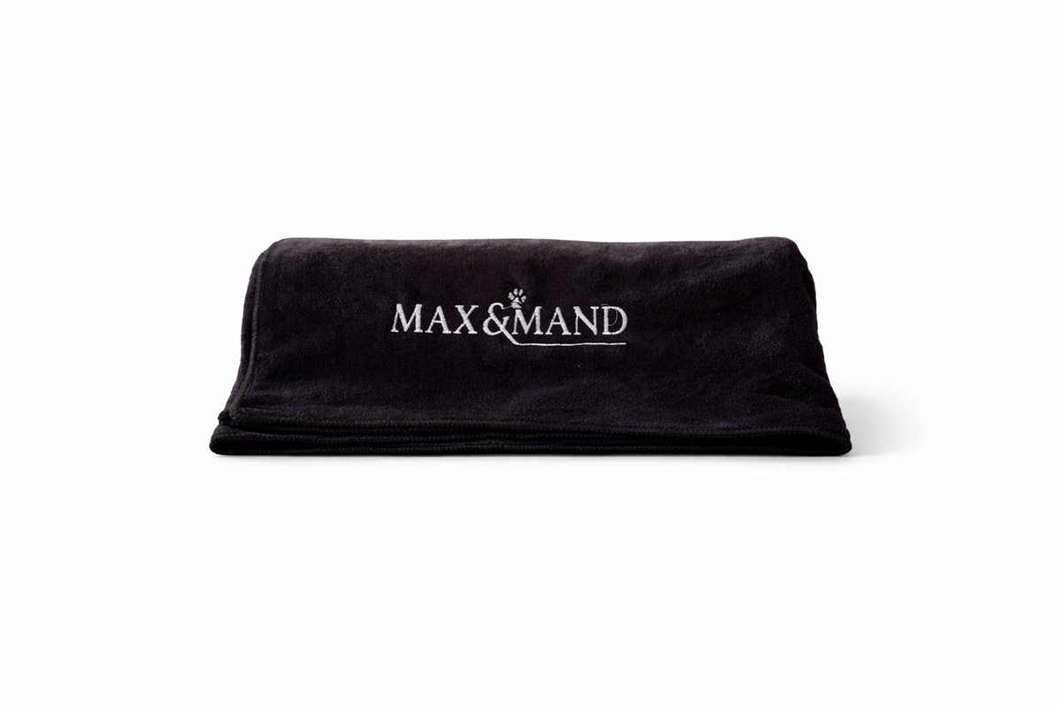 Max&Mand Microvezel Hondendoek 140x70cm – Sneldrogende Hondenhanddoek – Super Absorberend – Zachte Microvezel Handdoek voor Hond Afdrogen na Regen, Zwemmen of Wassen