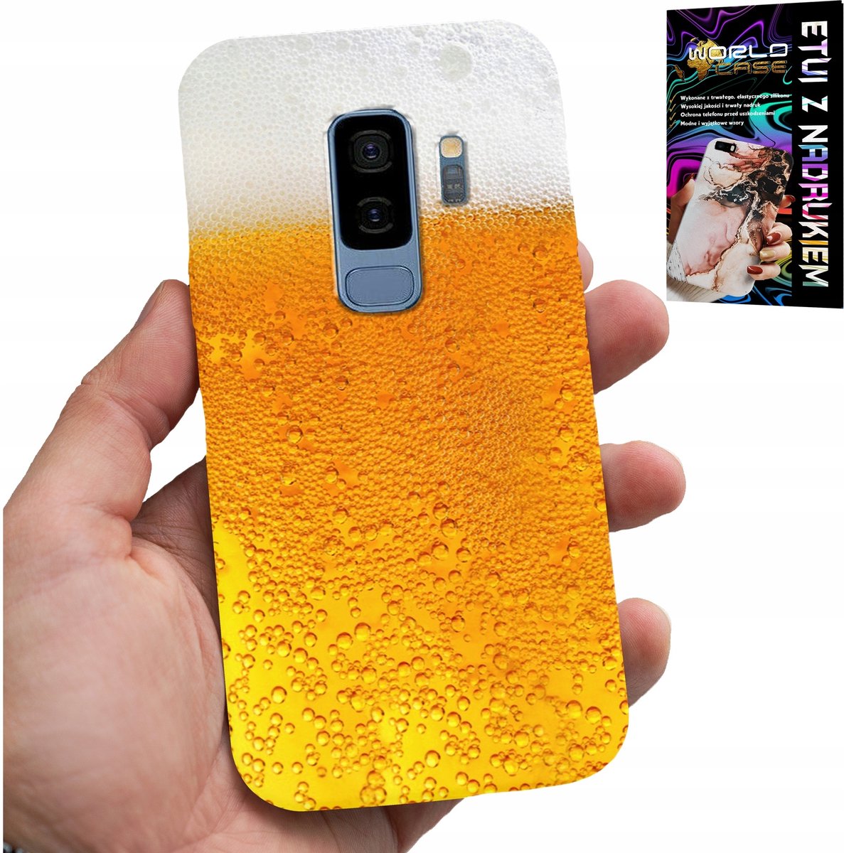 HOESJE VOOR SAMSUNG GALAXY S9 PLUS - BIER, BIERMUG PATROON VOOR HEREN