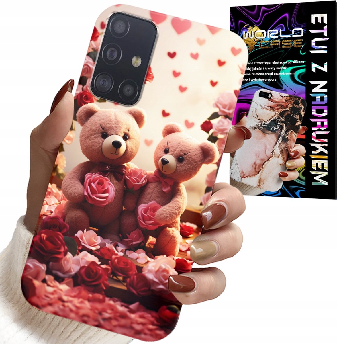 Hoesje voor Samsung Galaxy M31S - Teddyberen, Love You, Harten, diverse patronen