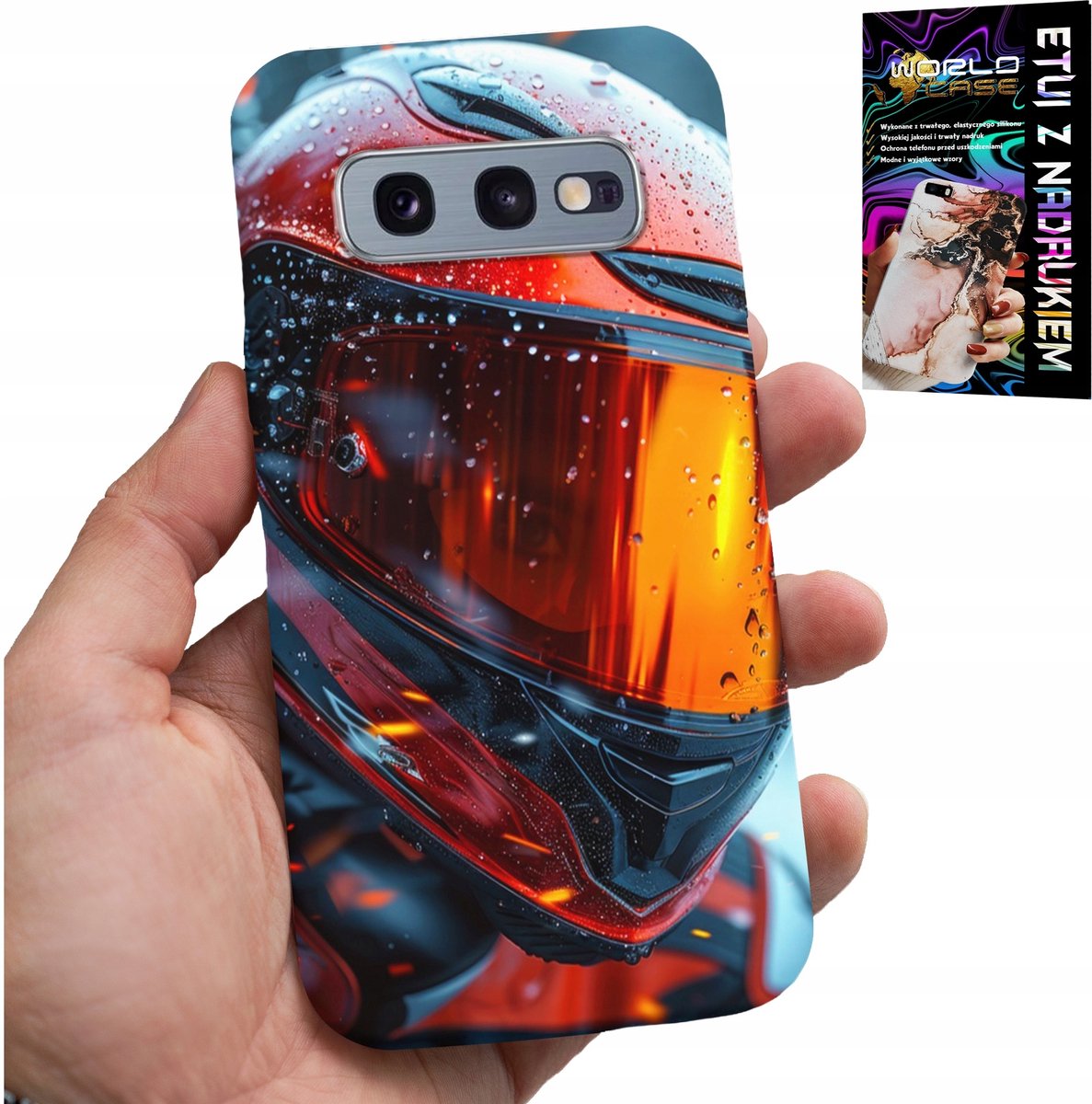 HOESJE VOOR SAMSUNG GALAXY S10E - MOTORFIETS, MOTORFIETSVENTILATORHELM MOTORFIETSERS