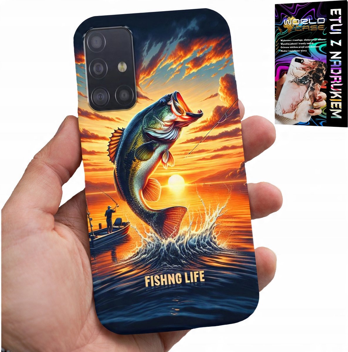 HOES VOOR SAMSUNG GALAXY A71 - HENGELHOES + GLAS