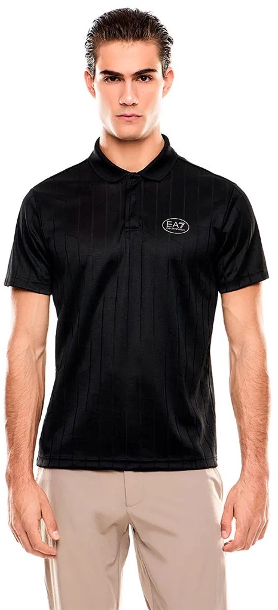 Ea7 Emporio Armani 7m001287_af22277 Korte Mouw Poloshirt Zwart M Man