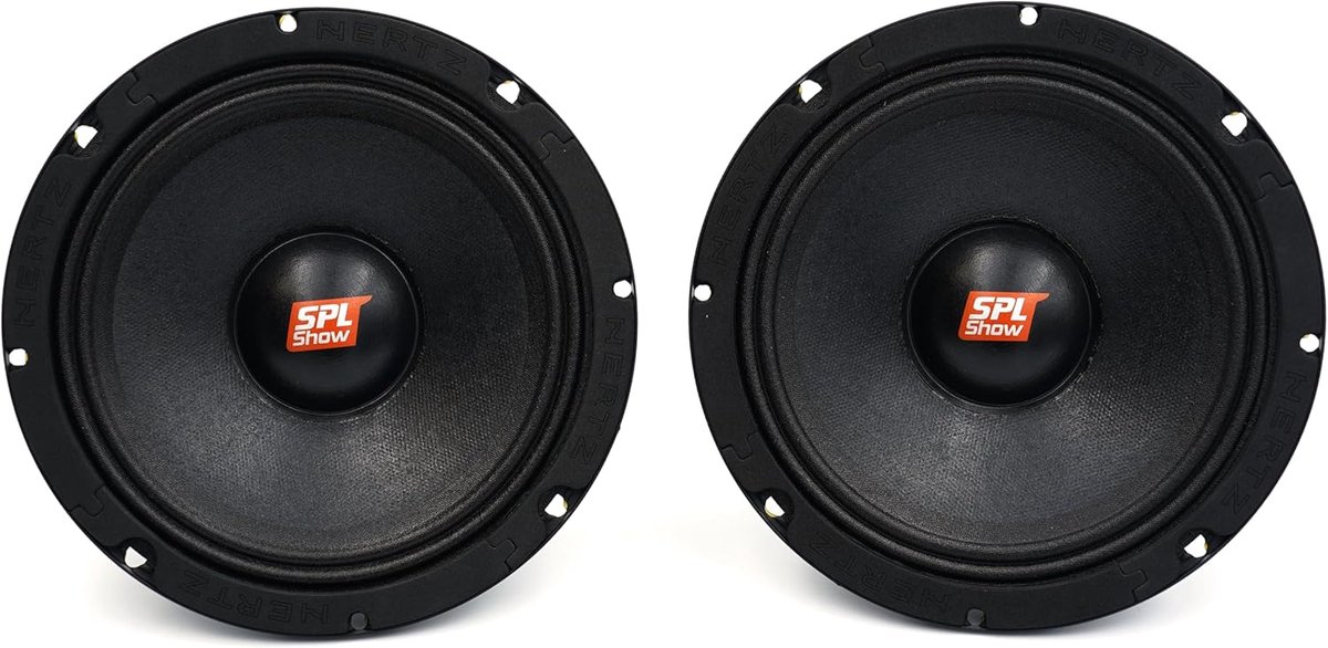 Middenkanaal Luidsprekers - Auto Audio Set - Motor Geluidssysteem - Neodymium Magneet - 6.5 Inch - Zwart