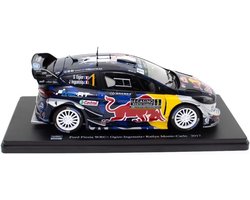 Modelauto Rally - Schaalmodel Auto - Verzamelen Display - Gedetailleerd Metaal - Schaal 1/24 - rood