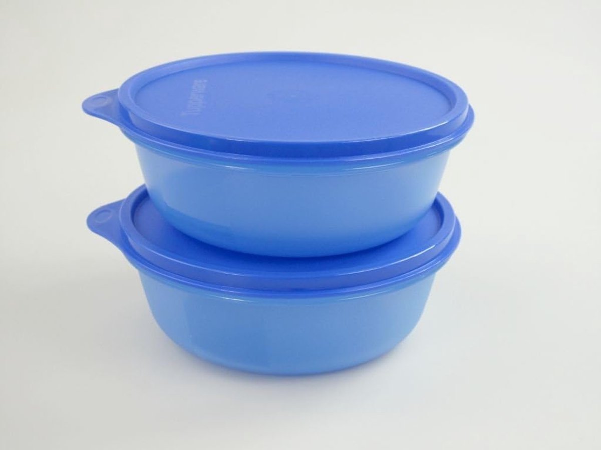 Keuken Bewaarcontainers - Voedsel Opslag - Koelkast Organisatie - Stapelbaar Ontwerp - 600 ml - Donkerblauw