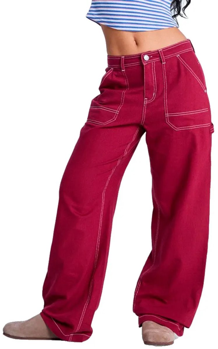 Roxy Howling Rails Broek S Vrouw Rhododendron