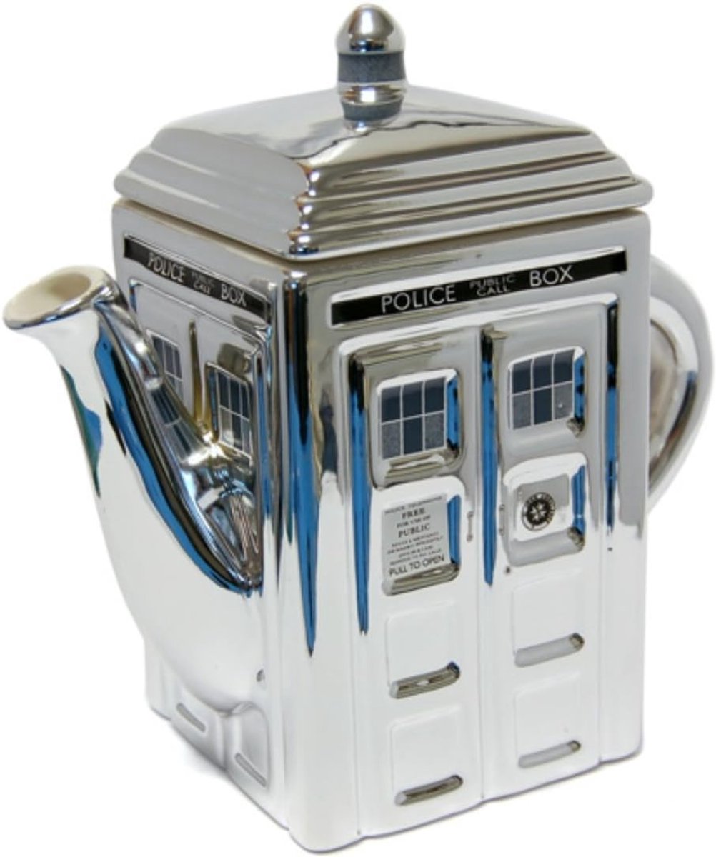 Theedoos Keramiek - Thee Server - Koffie Thee Moment - Met Deksel - 750 Milliliter - Multicolor