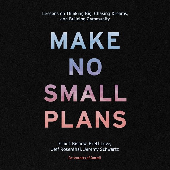 Make No Small Plans - cover