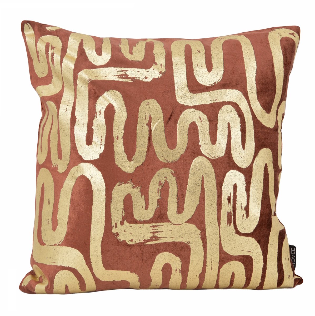 NOVÉE Sierkussen Naja Roest | 45 x 45 cm | Velvet/Viscose