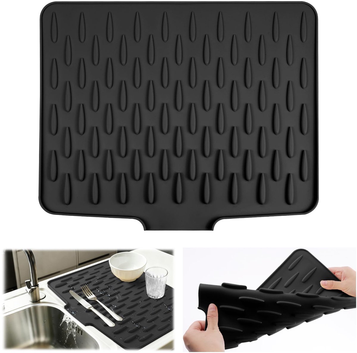Silicone Droogmat - Warmtebestendig en Antislip - 40x32.5 cm