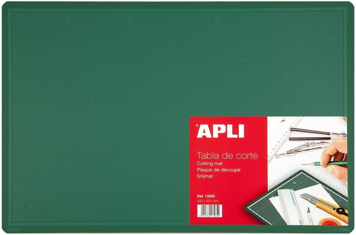 Snijplank - Snijmat - Ambachtelijk Werk - Antislip Ondergrond - 45x30cm - groen