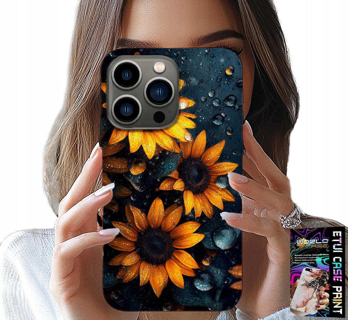iPhone 15 Pro hoesje - Zonnebloemen, zonnebloem, bloemenpatroon