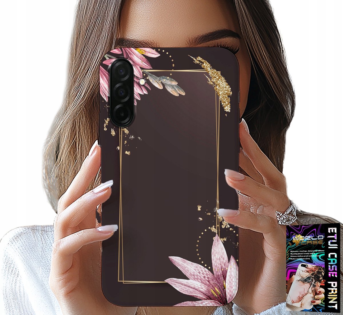 HOESJE VOOR SAMSUNG GALAXY A26 5G - ELEGANT BLOEMENPATROON