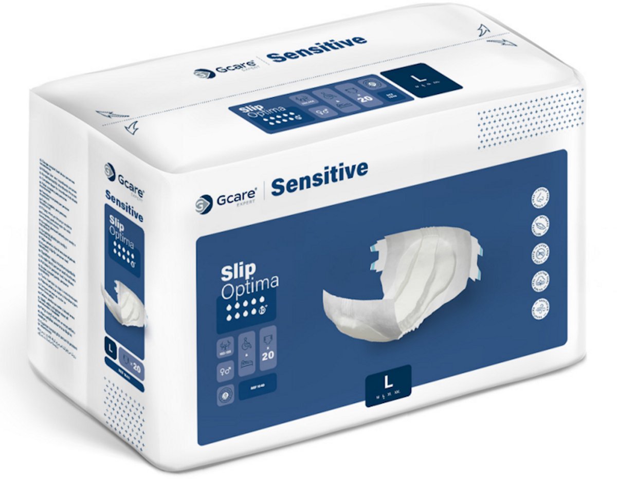Gcare Expert Slip Optima Large - 1 paquet de 20 protections