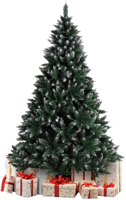 Sapin De Noël Artificiel En Pvc 120 Cm Avec 200 Pointes Blanches