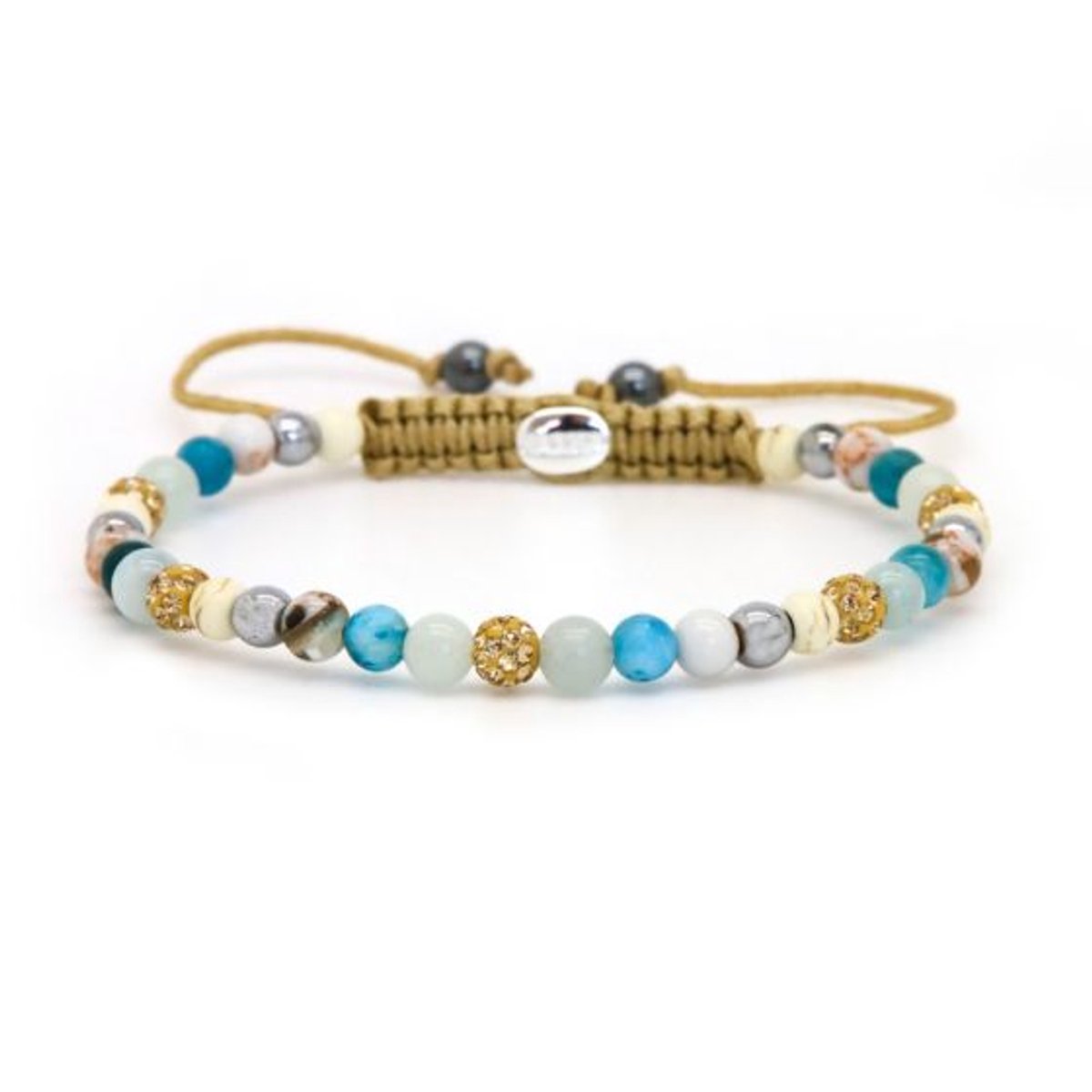 Karma Armband Spiral Luna XXS Gold Crystal