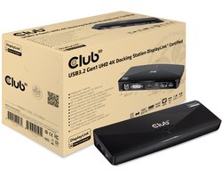 Club 3D USB-A 5Gbps UHD 4K Docking Station DisplayLink® Certified