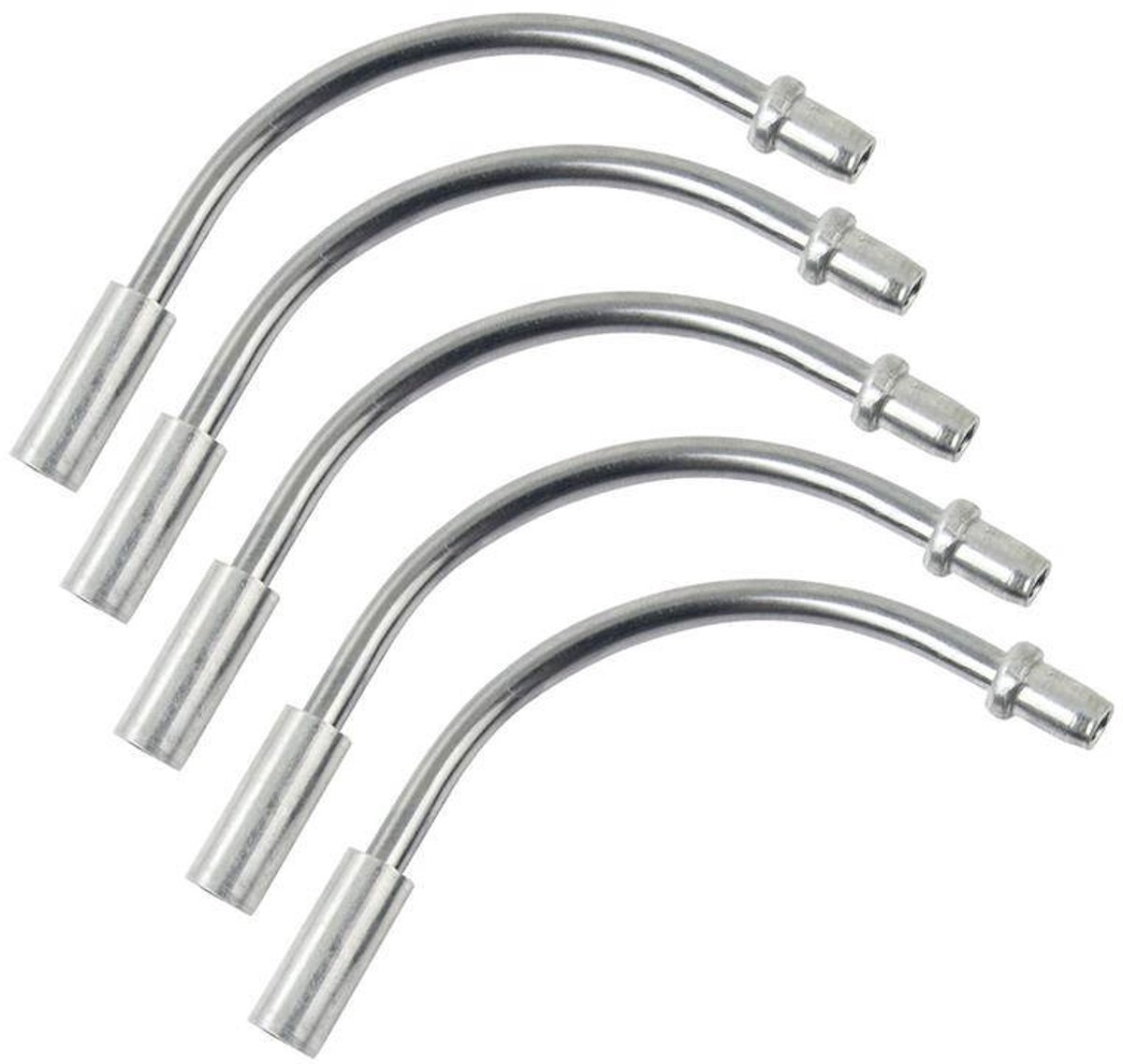 Alhonga - V-Brake Rembocht - 90 graden - Aluminium - 5 stuks