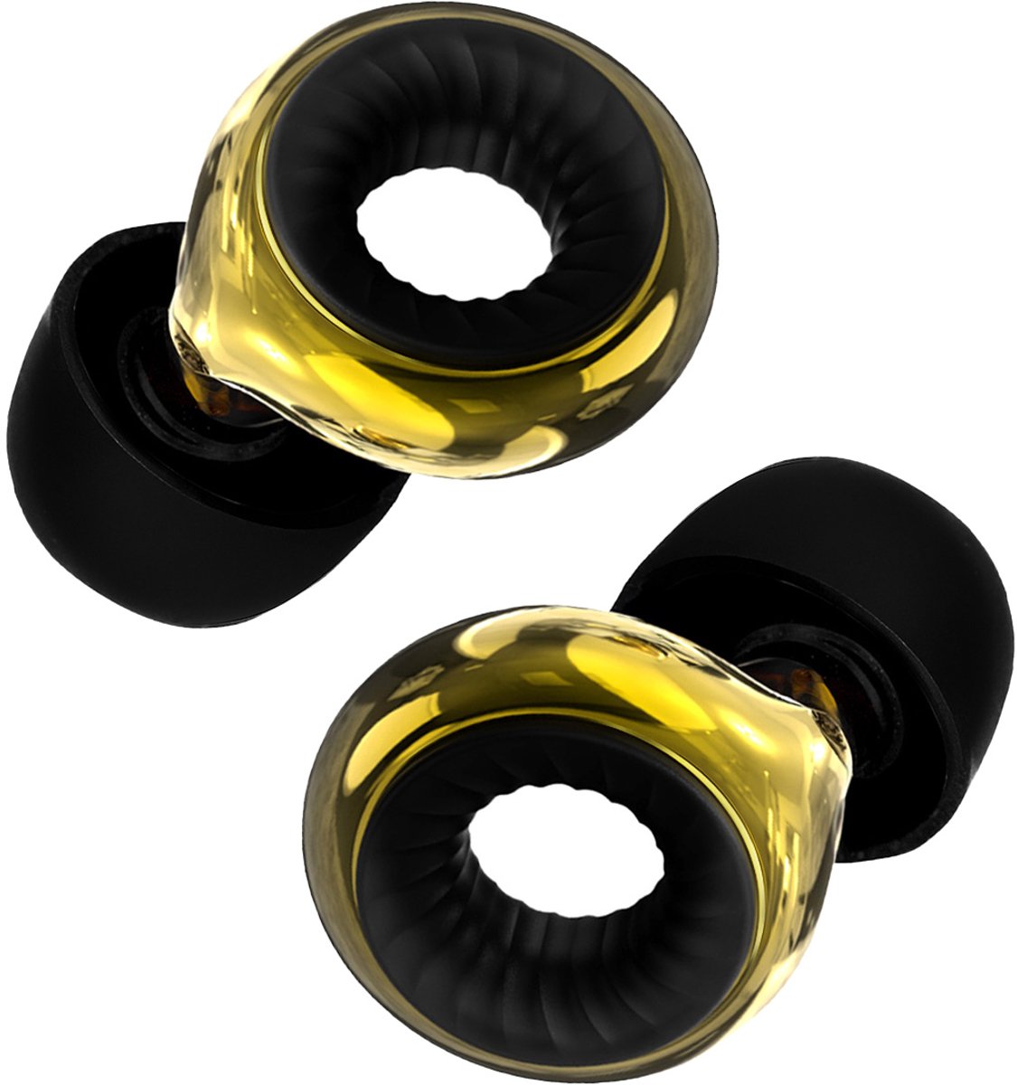 EarPlug - Oordopjes - Goud-Zwart - Geluidsreductie - Comfortabel
