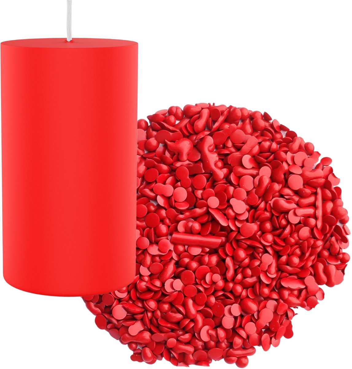 TopWosk Standaard - Vettige Kleurstof voor Kaarsen - Rood - 2g - Hoogwaardige Kleuren