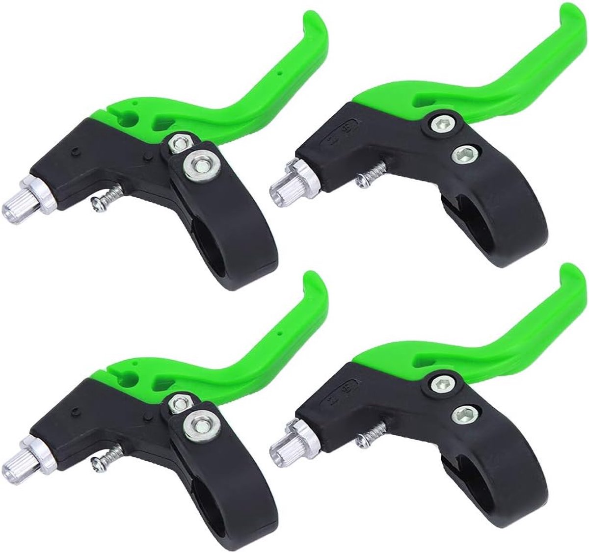 Kinderfiets Remhendels Fiets Remmen Veilig Fietsen Hoge Sterkte Nylon 222 mm Diameter Zwart Groen