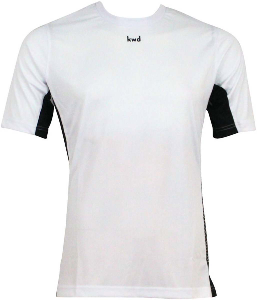 KWD Sportshirt Solar km, mt L, wit/zwart