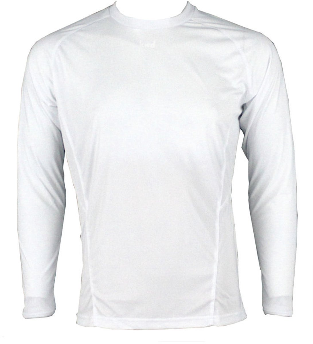 KWD Sportshirt Bueno lm, mt 140/152, wit