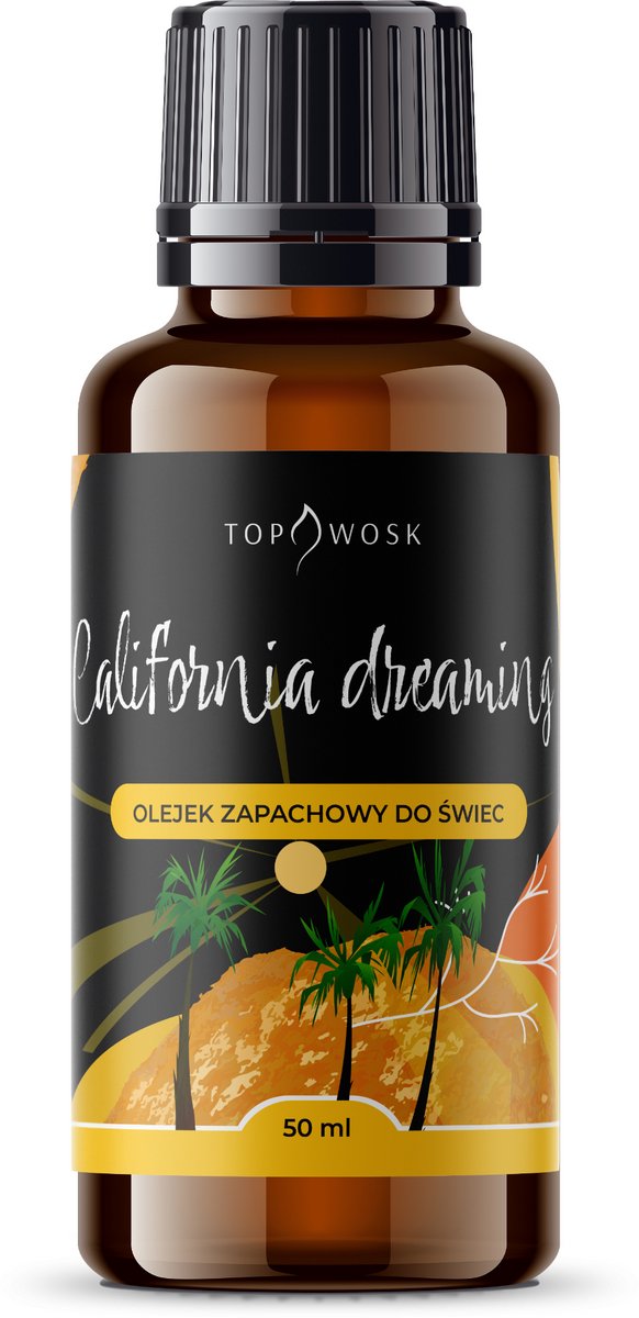 TopWosk - Geparfumeerde Olie - 50 ml - California Dreaming - Aromatherapie