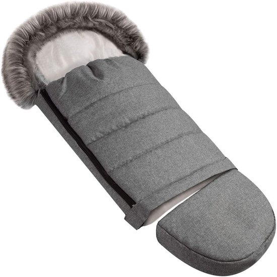 Babyvoetenzak Minky - Winterzak Kinderwagen - Warmte Buiten - Waterdichte Stof - 85 cm Lengte - Palmen — afbeelding 5