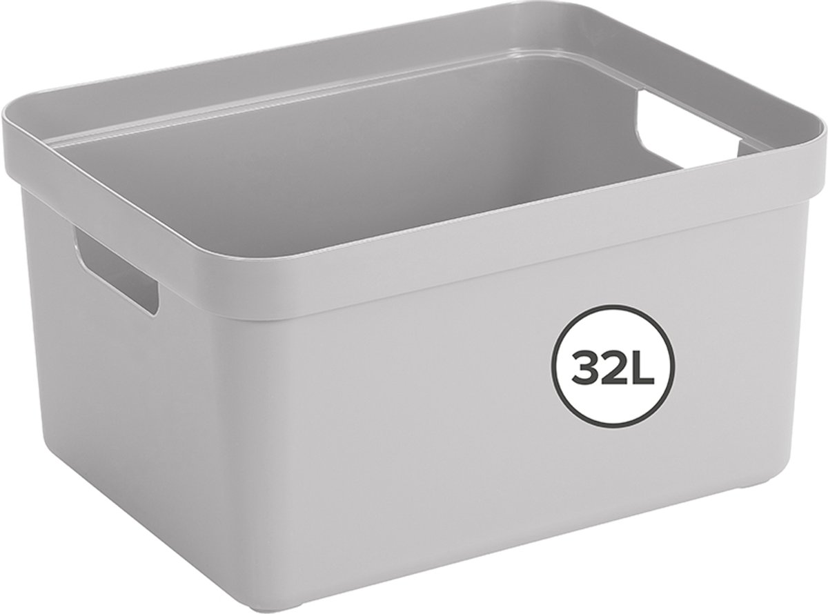 Sunware opbergbox Sigma Home 32L lichtgrijs 444x342x242mm