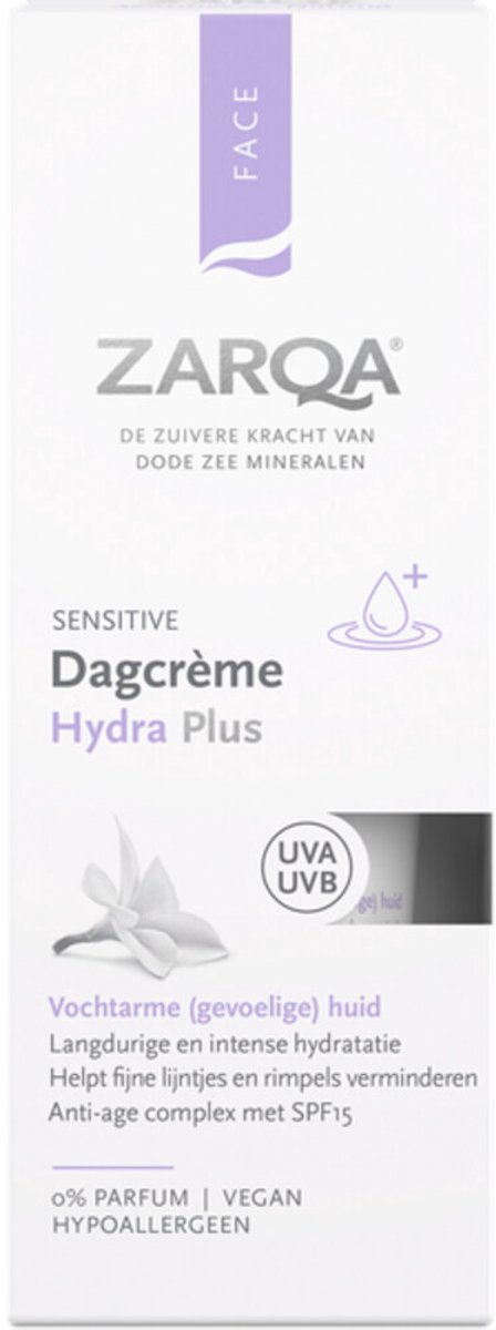 Zarqa Dagcrème Hydra Plus SPF15 Sensitive 50ml