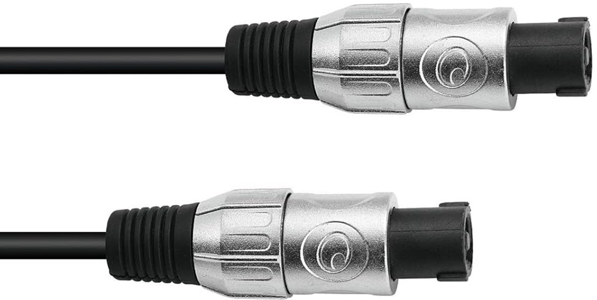 Luidsprekerkabel - Speakerkabel - Podium Studio - Lange Lengte - 20 Meter - Zwart