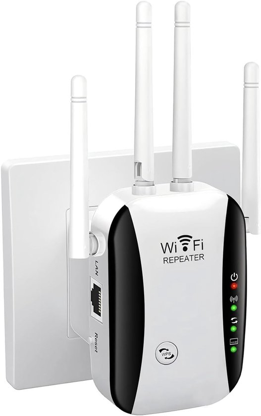 Z Block 2026 WiFi-extender met 4 Antennes voor 5000 ft² Dekking - Z Block - €25,99