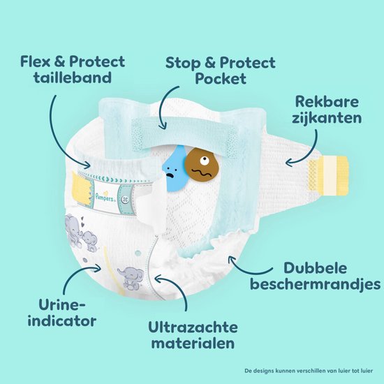 Pampers Premium Protection Maat 6, 144 Luiers, 13kg-18kg