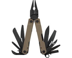 Leatherman Rebar Multi-Tool - 17 Vastklikkende Gereedschappen voor Klussers en Kampeerders - Avonturencollectie - Britse Vlag
