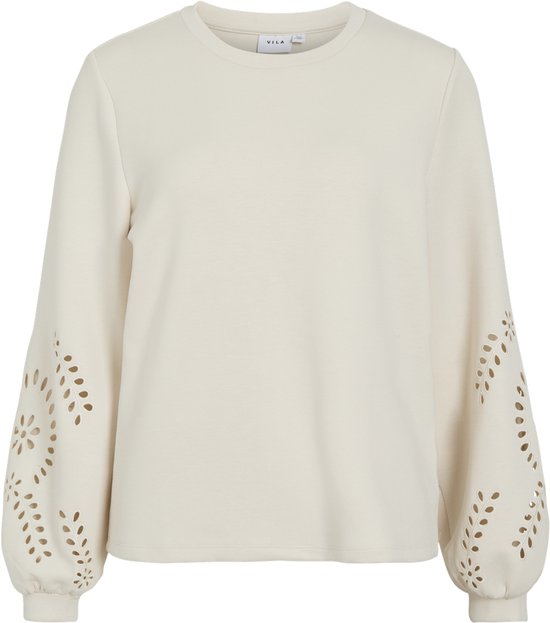 VILA - VISANDY L/S DETAIL SWEAT TOP - NOOS Dames Trui