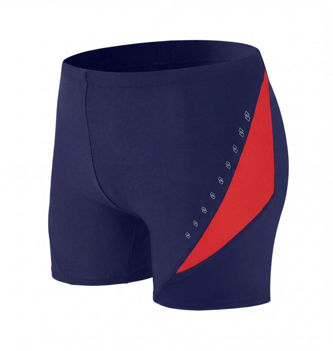 Zwemboxer Aero Curve Red / Blue - Maat L - Zwemboxer Heren Rood - Swimwearclub
