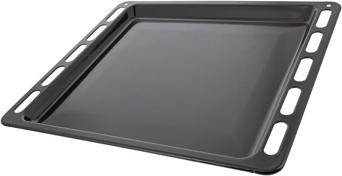 Bakplaat - Ovenplaat - Bakken Braden - Vaatwasserbestendig - 422x3 mm - Zwart