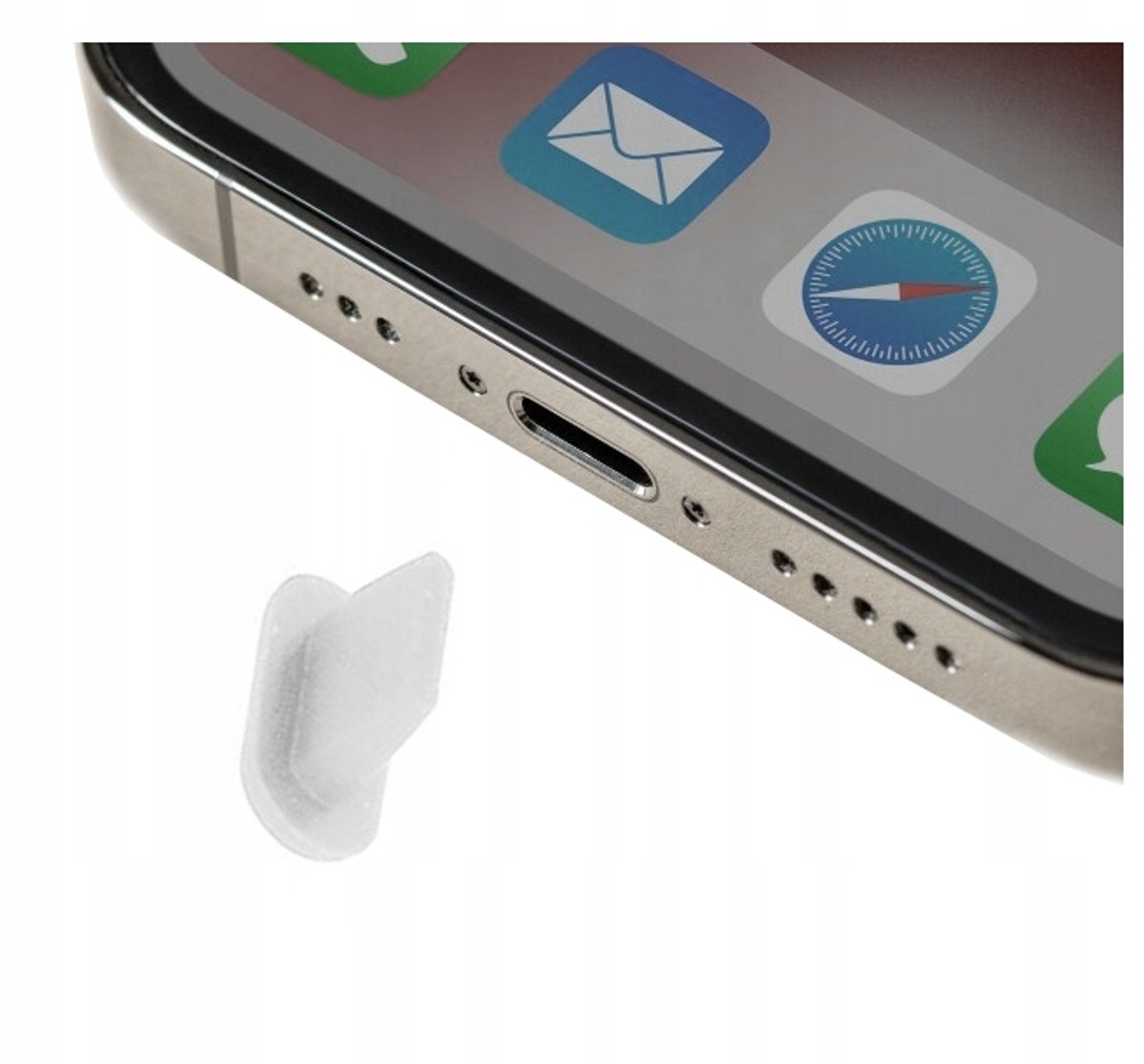 GSM Hurt - Silikon Zatyczka - iPhone/iPad/AirPods - Wit - Lightning