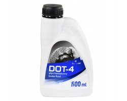 Orlen Remvloeistof DOT-4 – 0,5L – Hoog Kookpunt >230°C – Voor Auto, Vrachtwagen & Tractor – Hydraulische Koppeling