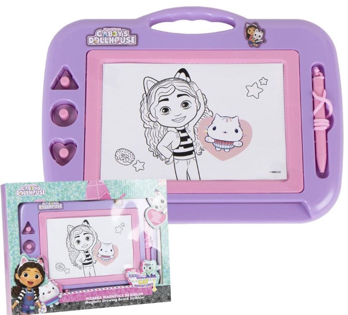 Magnetisch bord Gabby's Dollhouse Paars